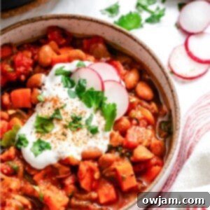 Hearty Homemade Veggie Chili 11 Homemade Vegetarian Chili Recipe Image 1200 x 1200