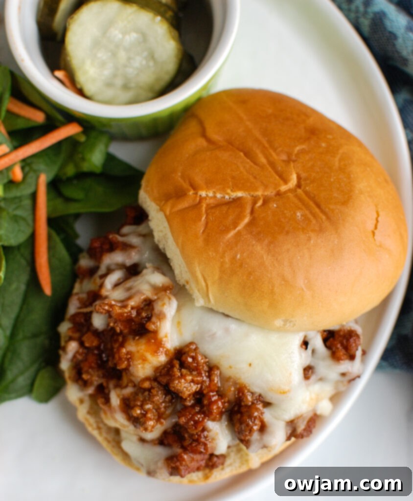 Quick and Easy Sloppy Joes 5 How to Make Sloppy Joes with spinach salad