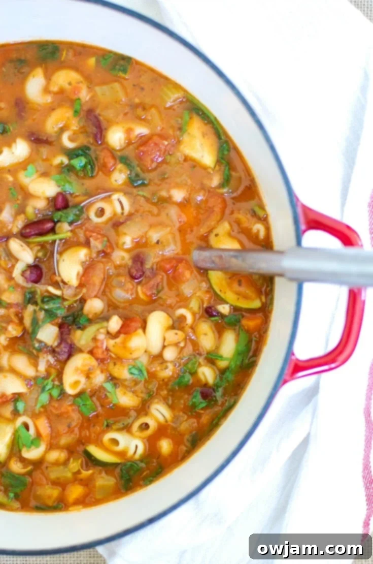 Homemade Minestrone Soup