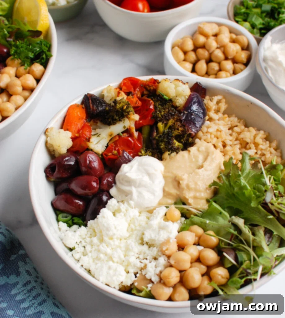 Sun-Kissed Mediterranean Power Bowl 2 Mediterranean Buddha Bowl Image 6