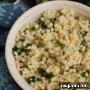 Zesty Lemon Pearl Couscous Delights 7 lemon couscous in bowl 1200x1200