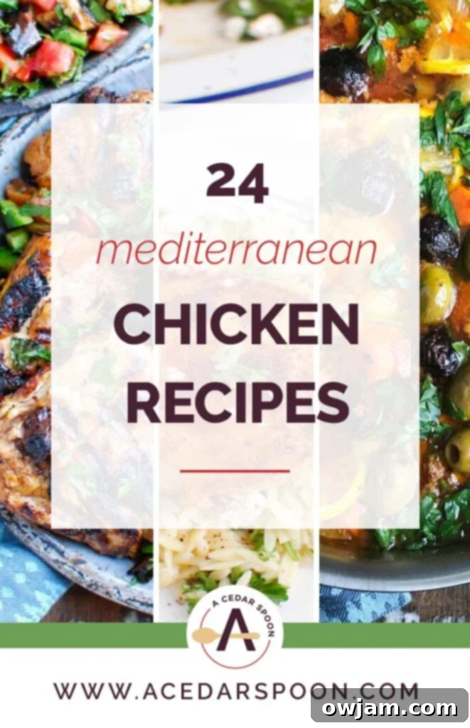 24 Must Make Mediterranean Chicken Recipes Collage
