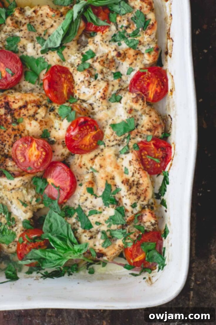 Easy Italian Baked Chicken Recipe
