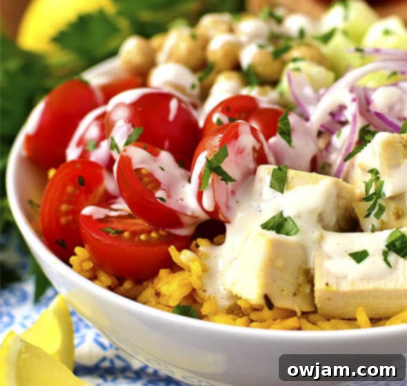 Mediterranean Chicken and Chickpea Bowls