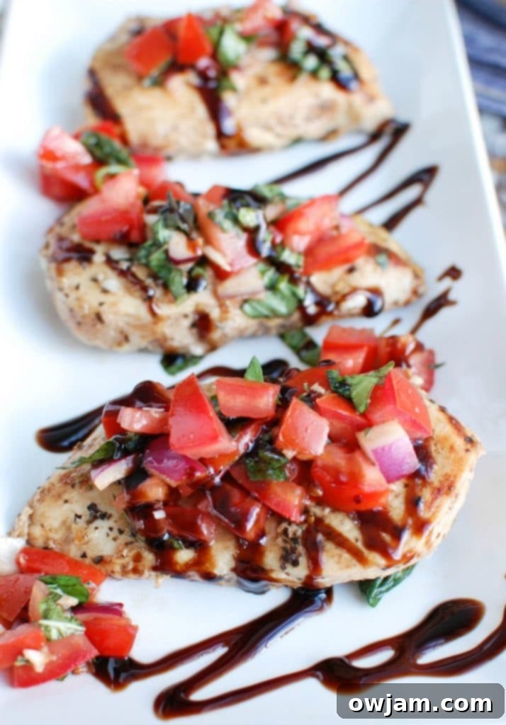 Bruschetta Chicken Orecchiette Pasta