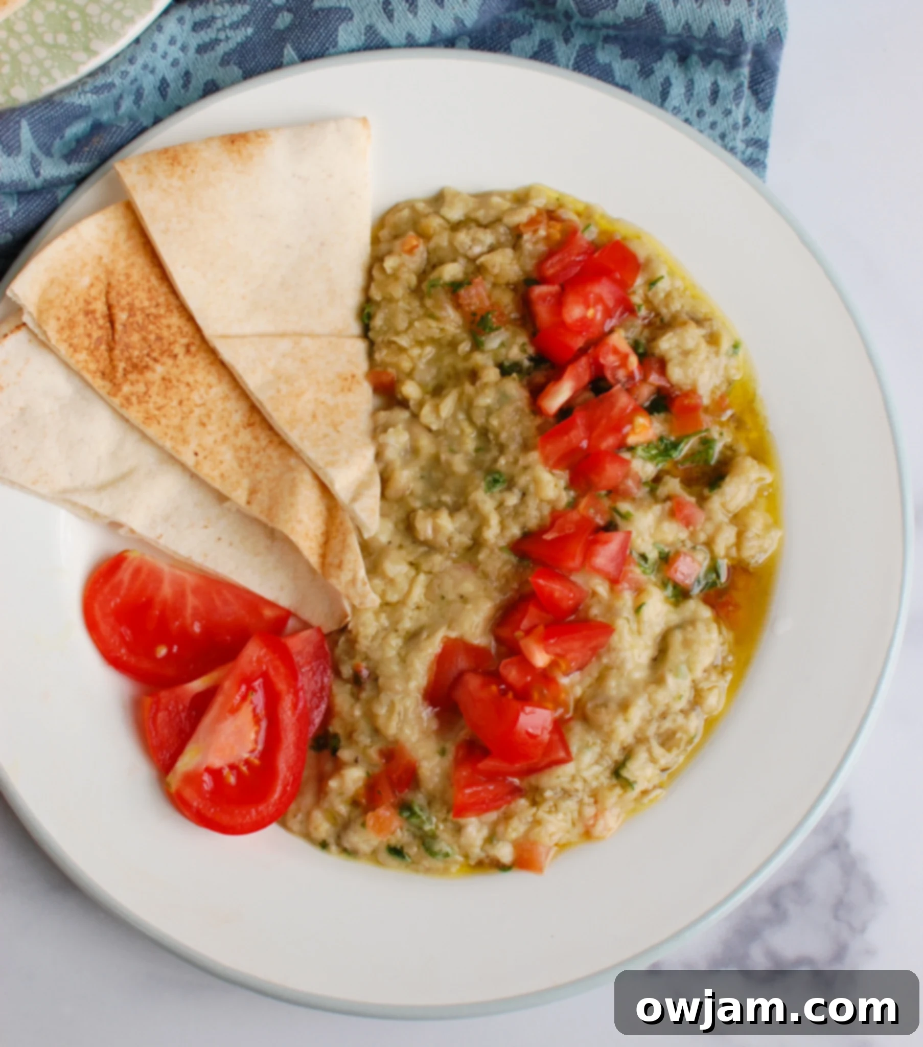 Ful Medames Fava Bean Dip 3 Ful Medames with tomatoes