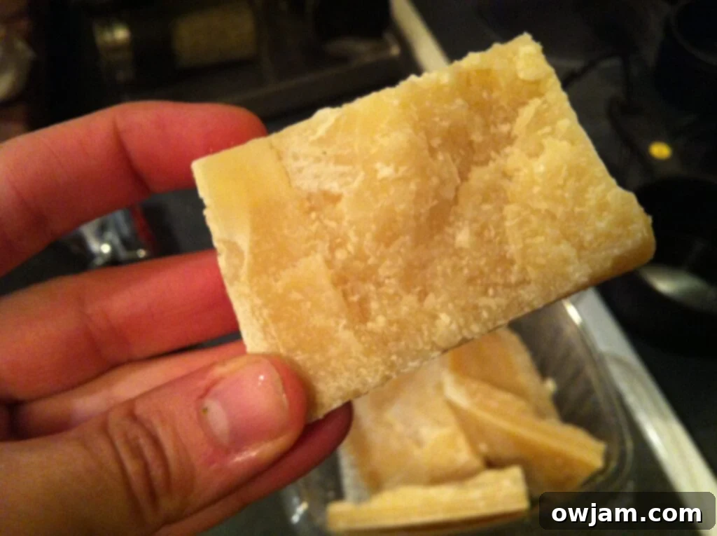 Parmesan rinds, a cheap and flavorful secret ingredient for minestrone