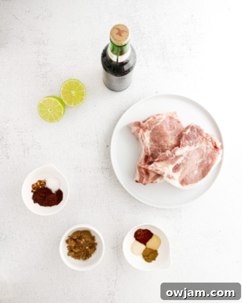 Instant Pot Carnitas Recipe ingredients