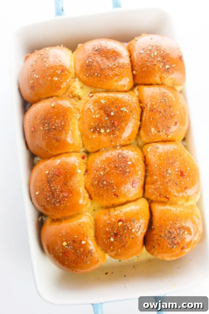Easy Chicken Sliders with spices sprinkled on top