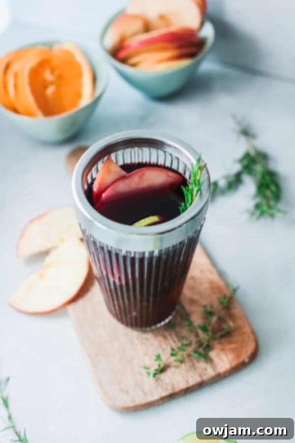 Your New Favorite Red Sangria 7 Sliced apples, a key ingredient for a refreshing red sangria