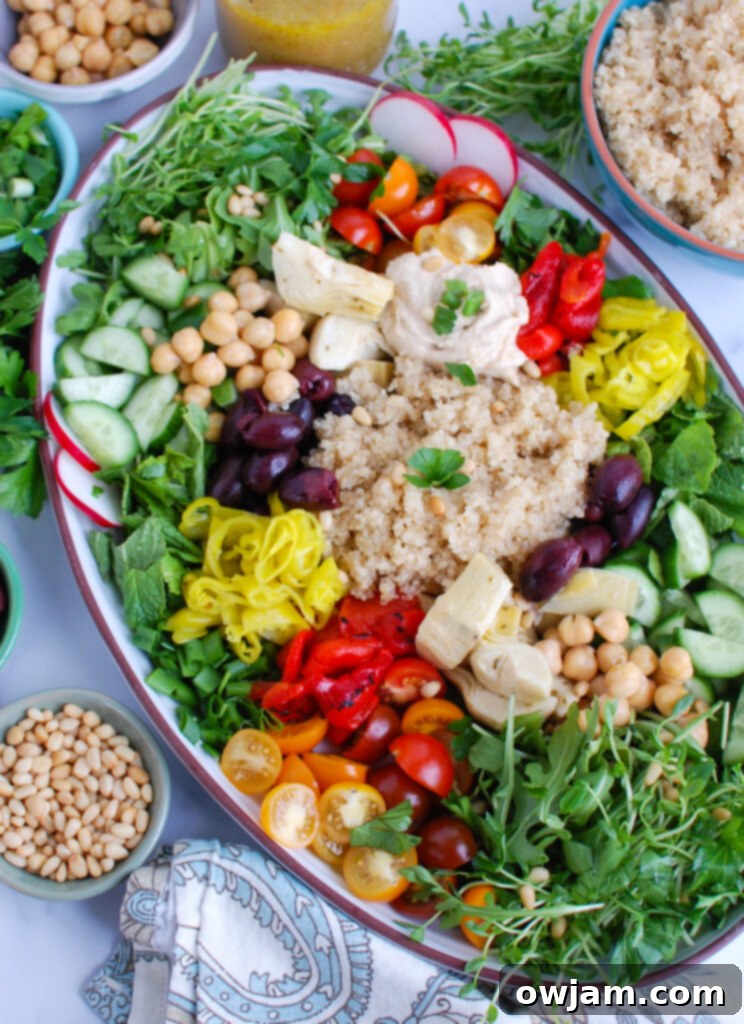 Vibrant Mediterranean Quinoa Bowl 3 Greek Quinoa Bowl with artichokes