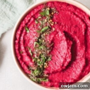 Easy Beet Hummus