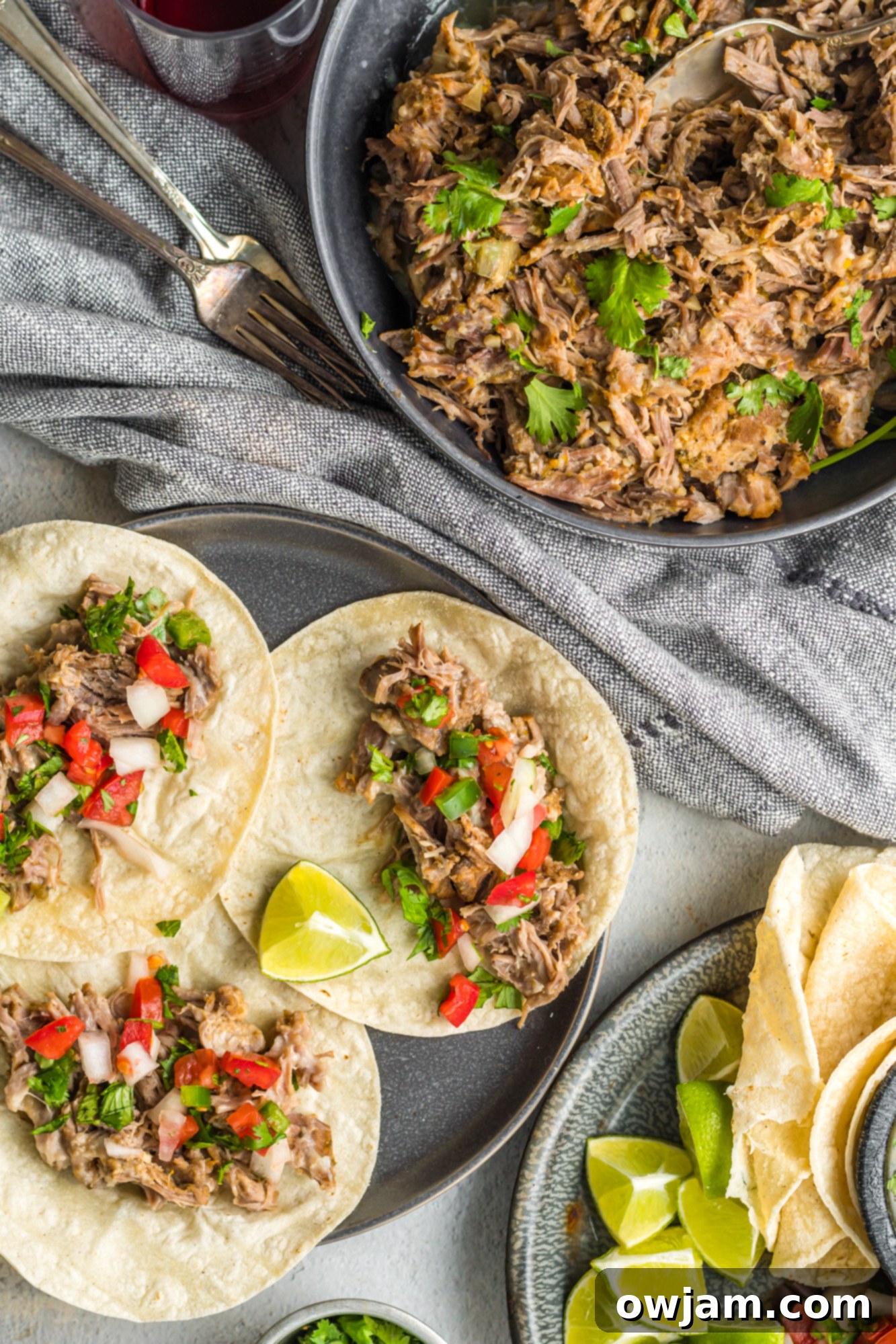 Instant Pot Pork Roast tacos