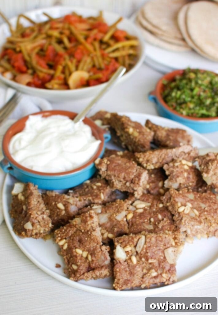 Kibbeh 3 Homemade Kibbeh, a traditional Lebanese family recipe.