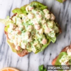 The Perfect Easy Chickpea Salad Sandwich 11 Easy Chickpea Salad Sandwich, a perfect vegetarian meal.