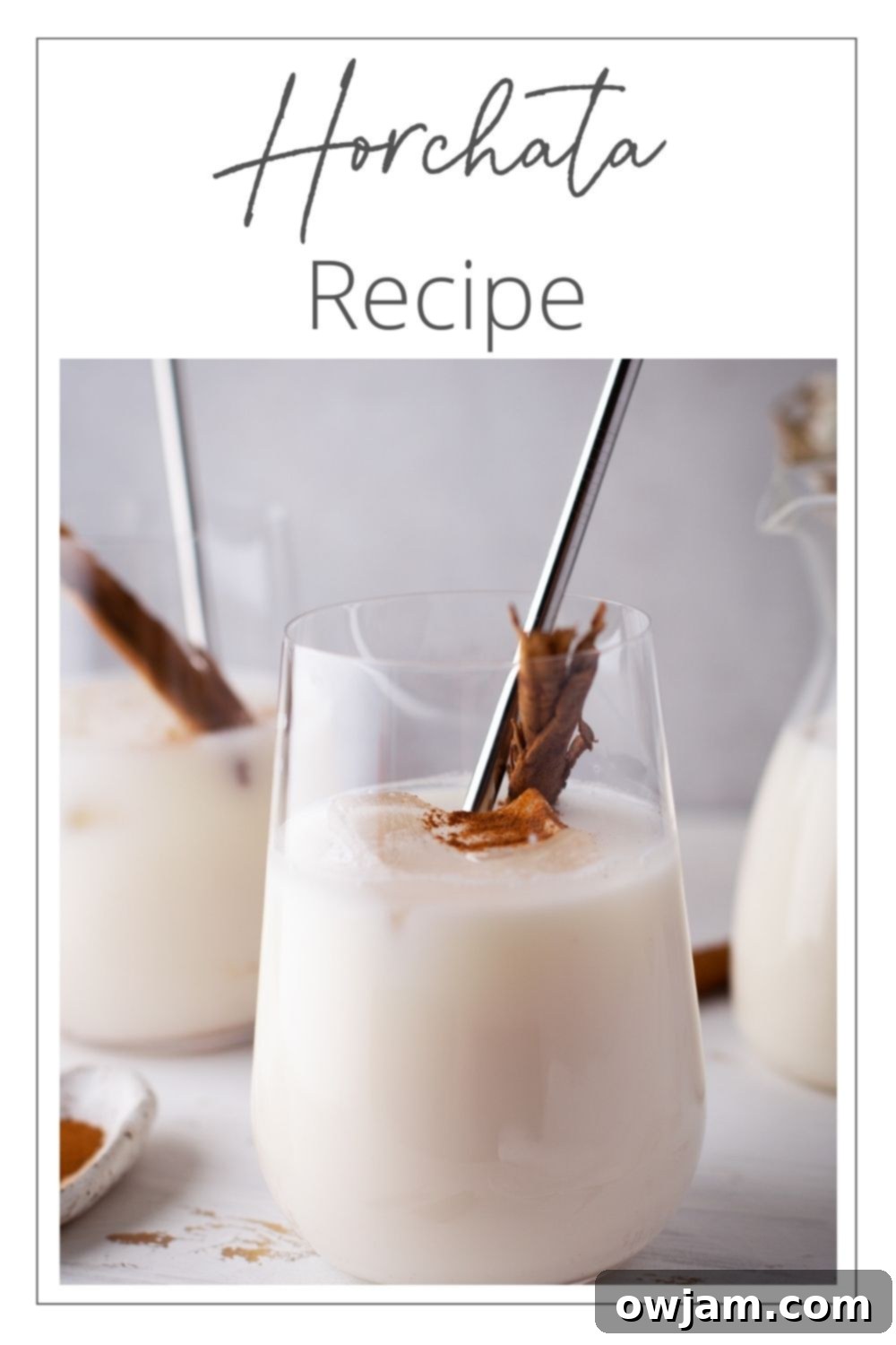 Homemade Horchata 12 Horchata Recipe with logo.