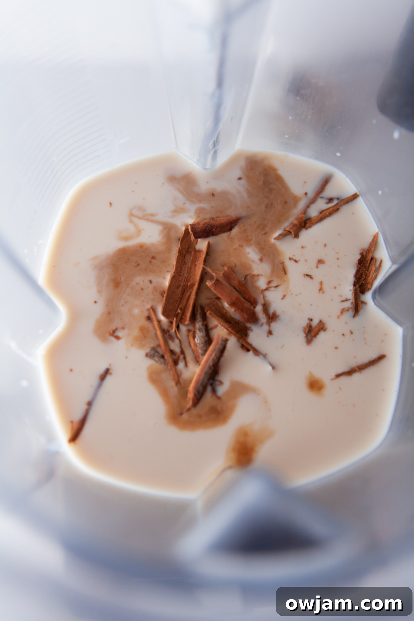 Homemade Horchata 5 Horchata Recipe in a blender.