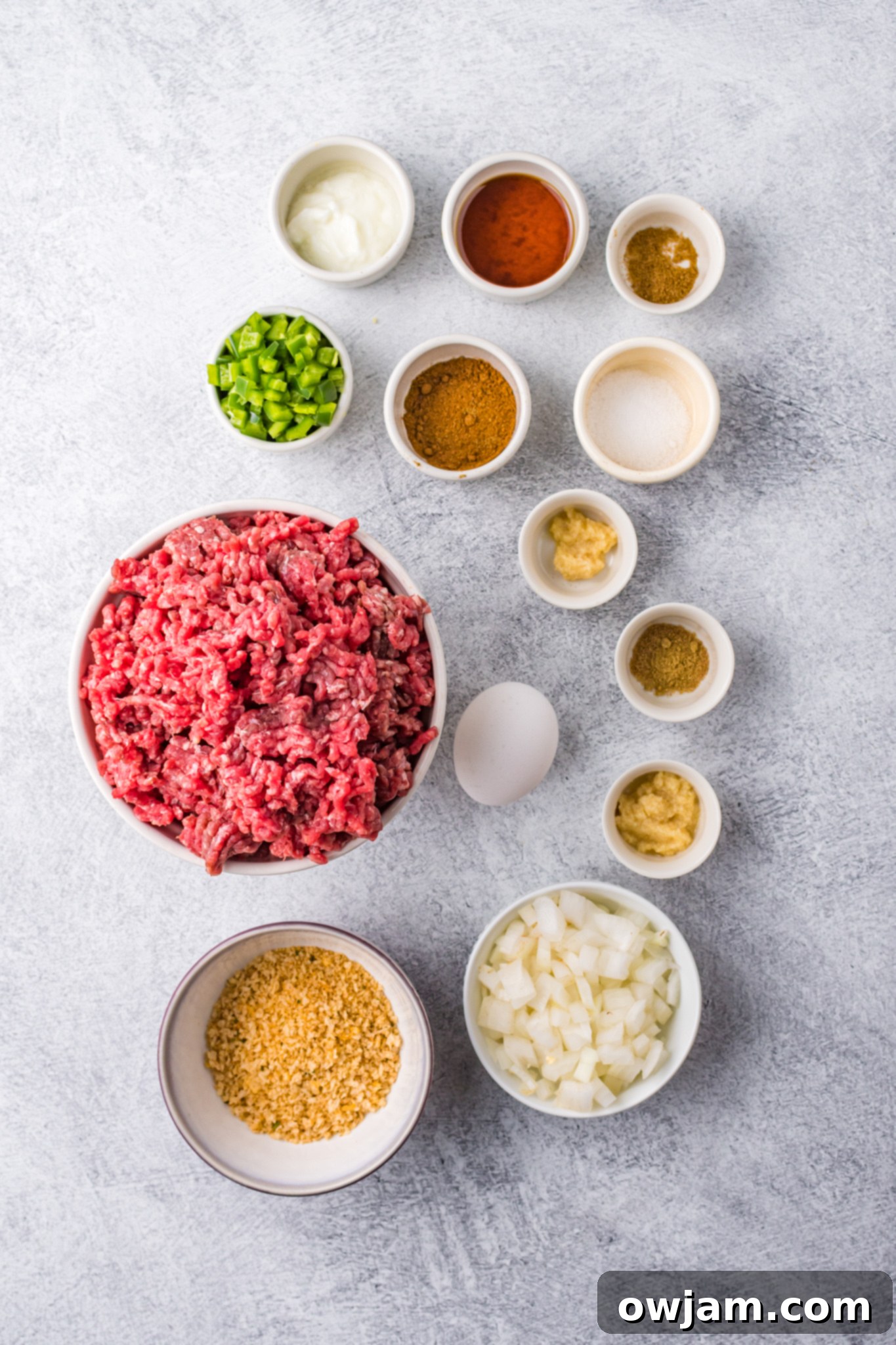 Flavorful Curry Meatballs 4 Curry Meatballs Recipe ingredients.