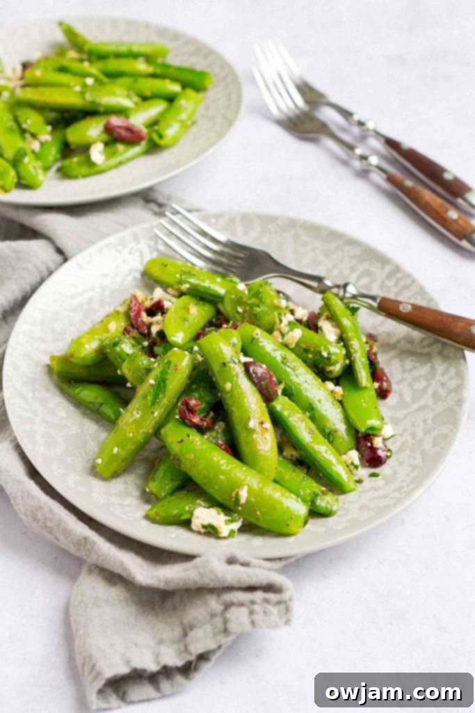 Greek Sugar Snap Peas Recipe