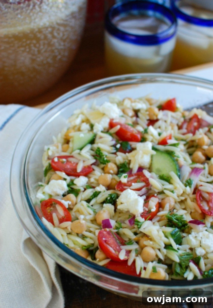 Summer Orzo Pasta Salad