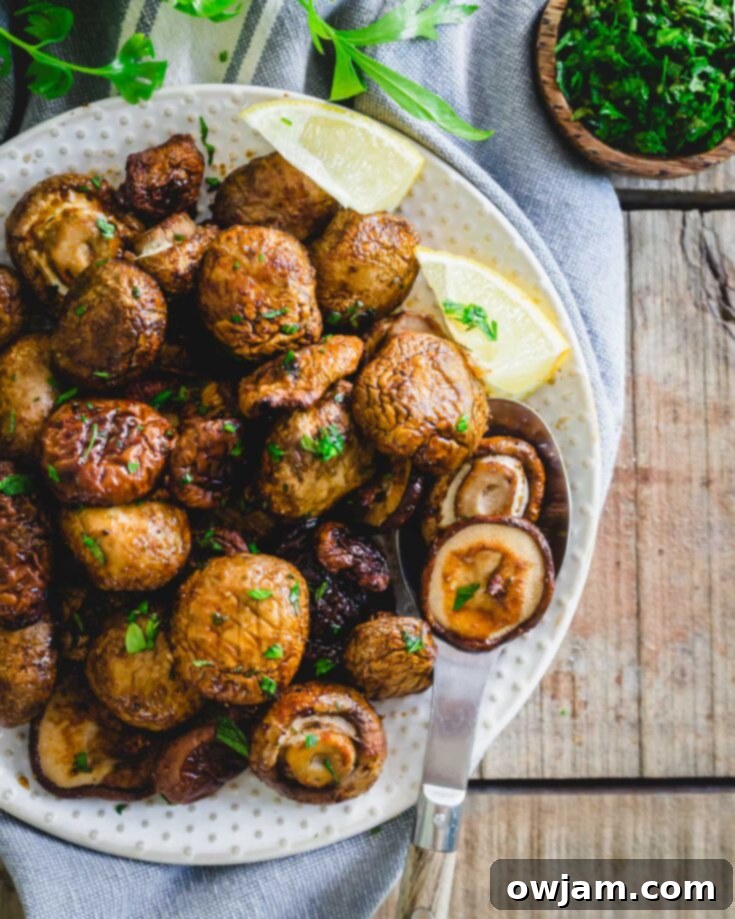 Air Fryer Mushrooms