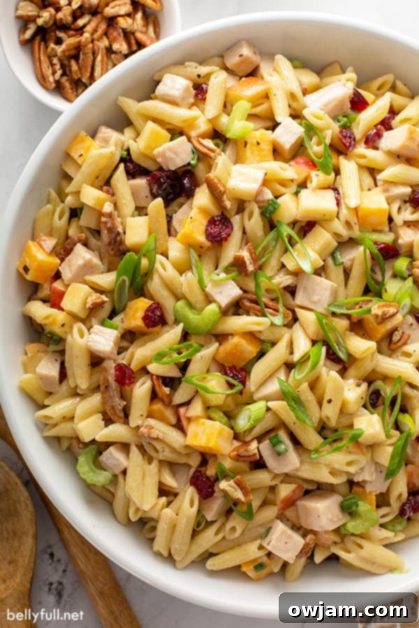 Turkey Apple Pasta Salad