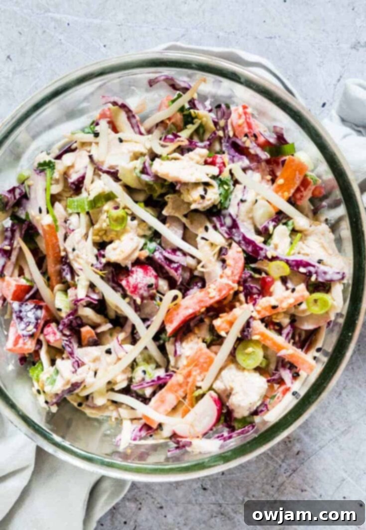 Crunchy Healthy Turkey Salad