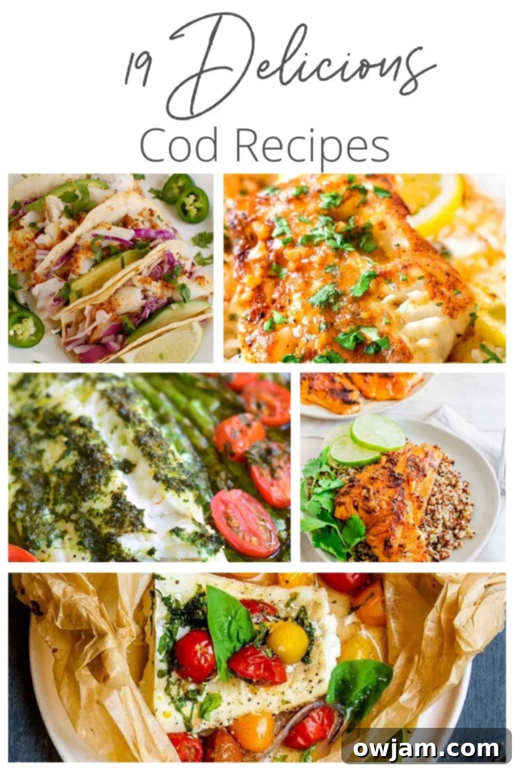 19 Delicious Cod Recipes - A collection of healthy and easy ways to cook cod