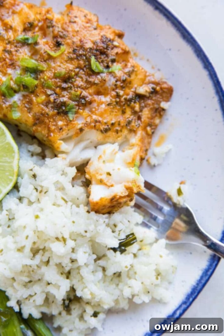 Chili Lime Baked Cod