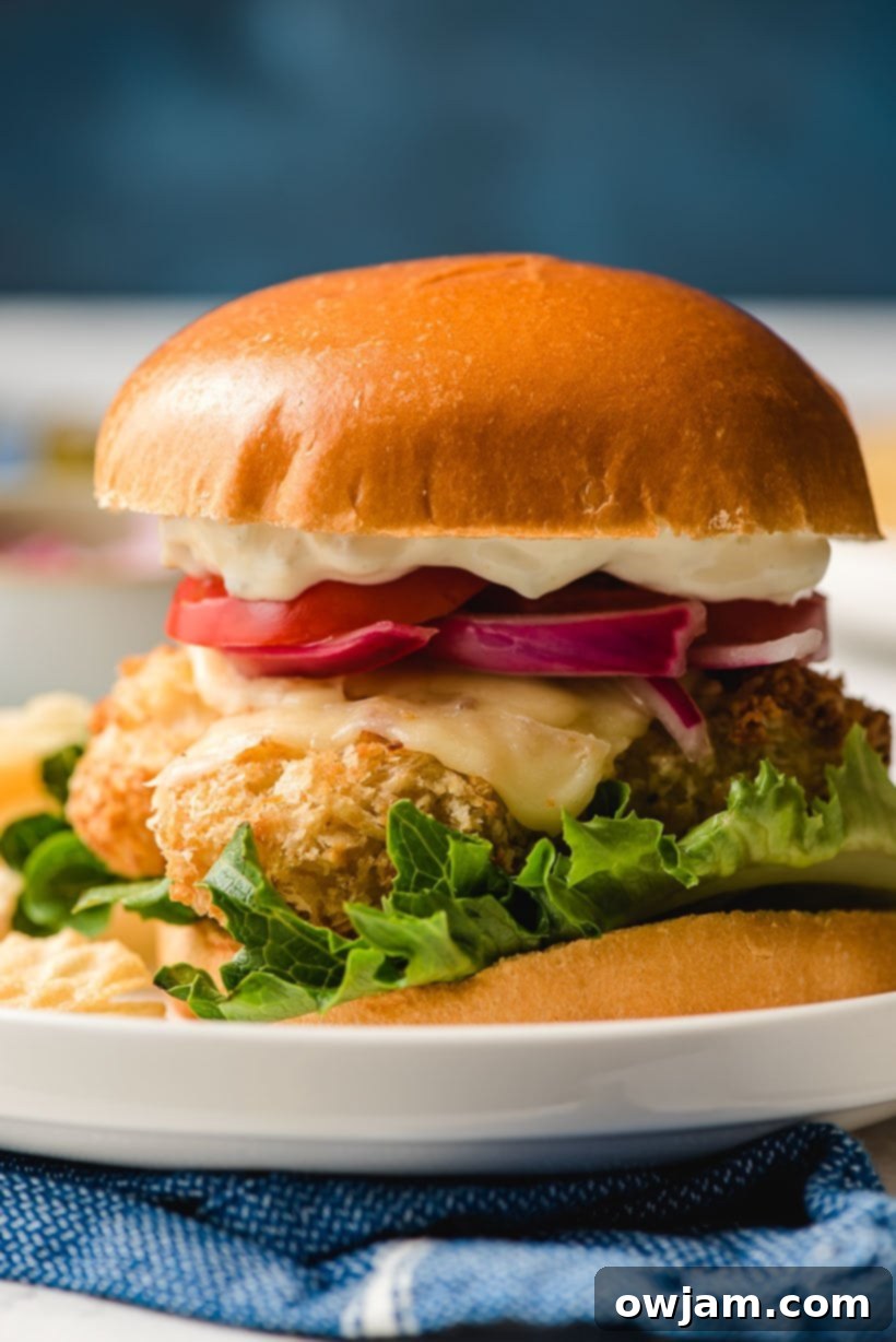 Crispy Air Fryer Cod Fish Sandwiches