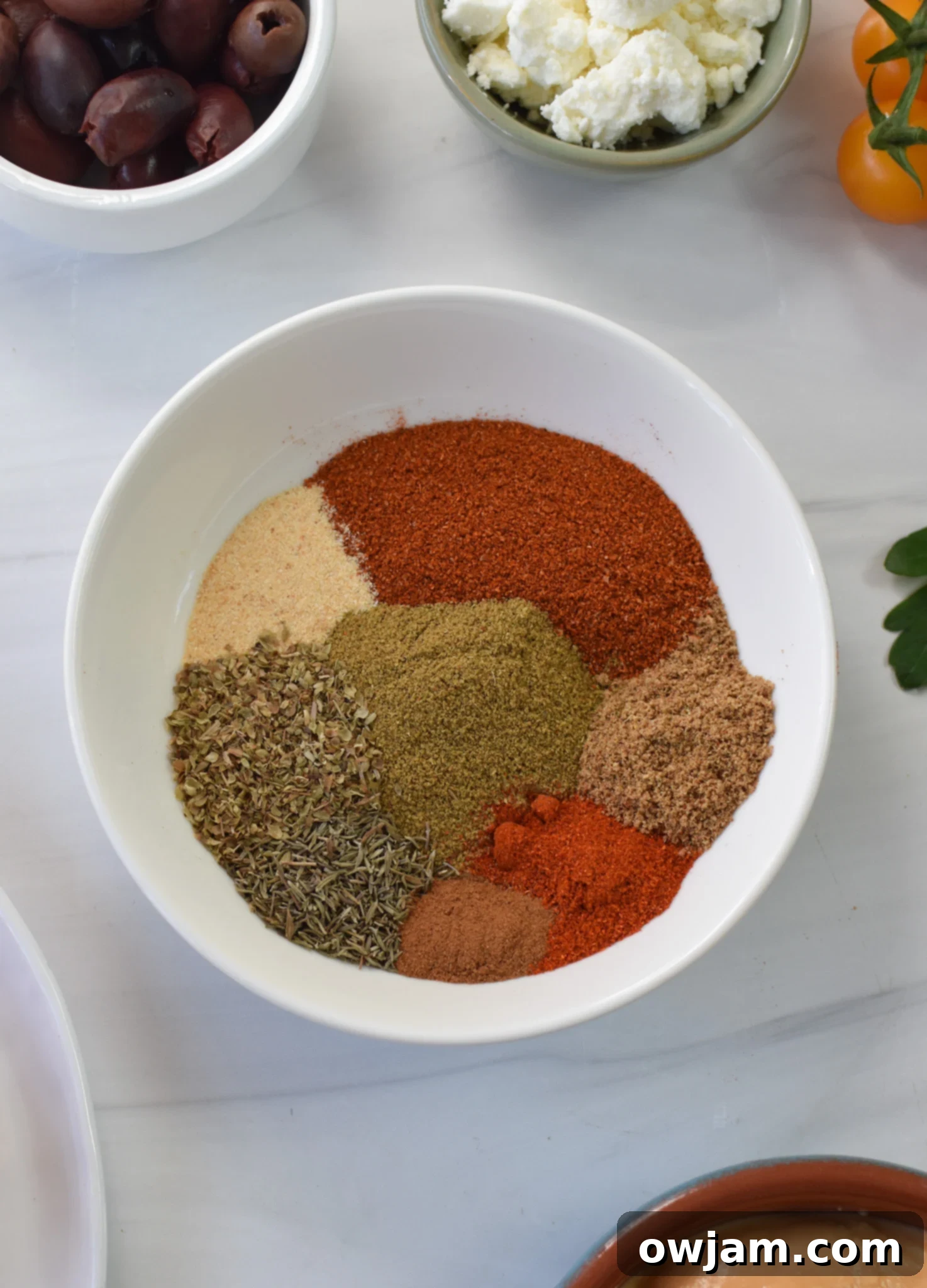 Minced Lamb Recipe spices. 