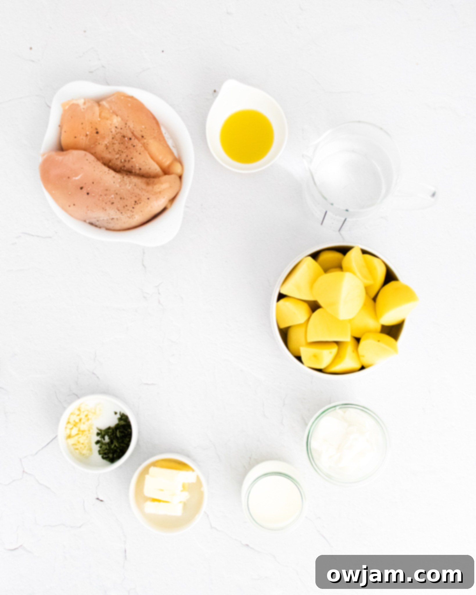Perfect Instant Pot Chicken Breasts 3 Instant Pot Chicken Breast Recipe ingredients.