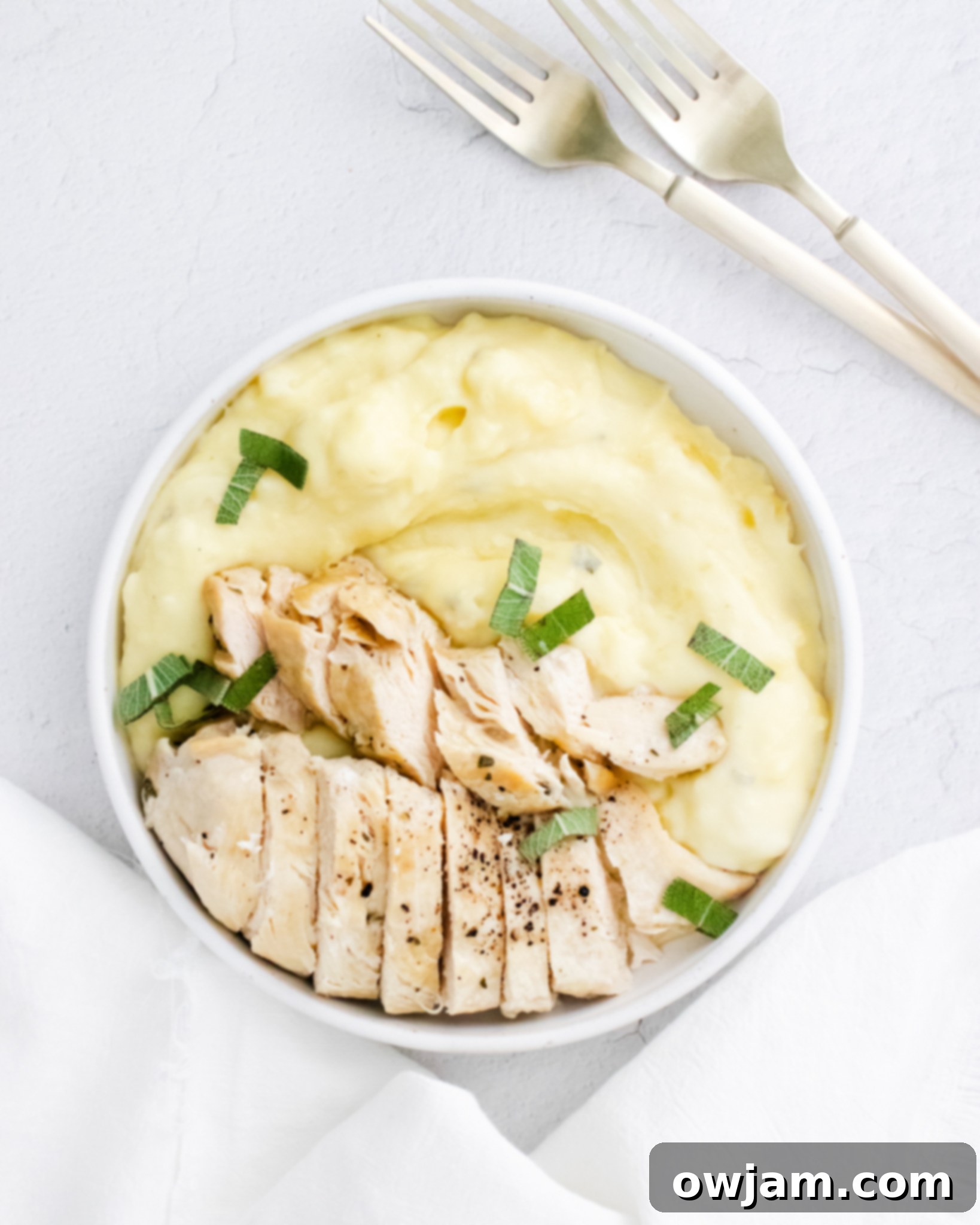 Perfect Instant Pot Chicken Breasts 7 Instant Pot Chicken Breast Recipe with forks.