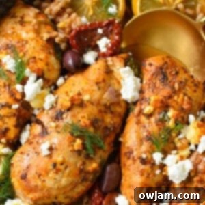 Mediterranean Sun-dried Tomato Chicken Farro Bake 10 Sun-dried Tomato Farro Chicken Bake 1200 x 1200