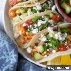 Mediterranean Garden Tofu Tacos 8 Mediterranean Style Tofu Tacos