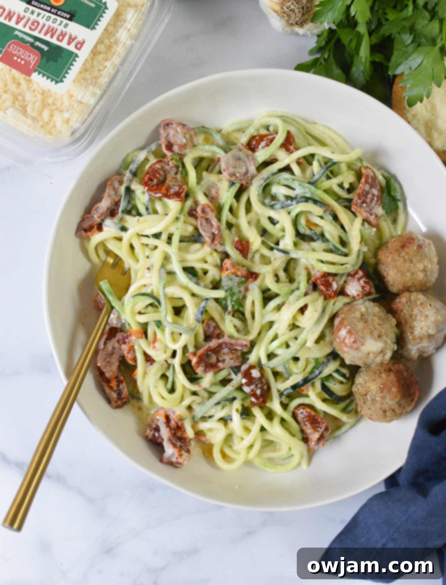 Alfredo Zoodles Recipe zoodles. 
