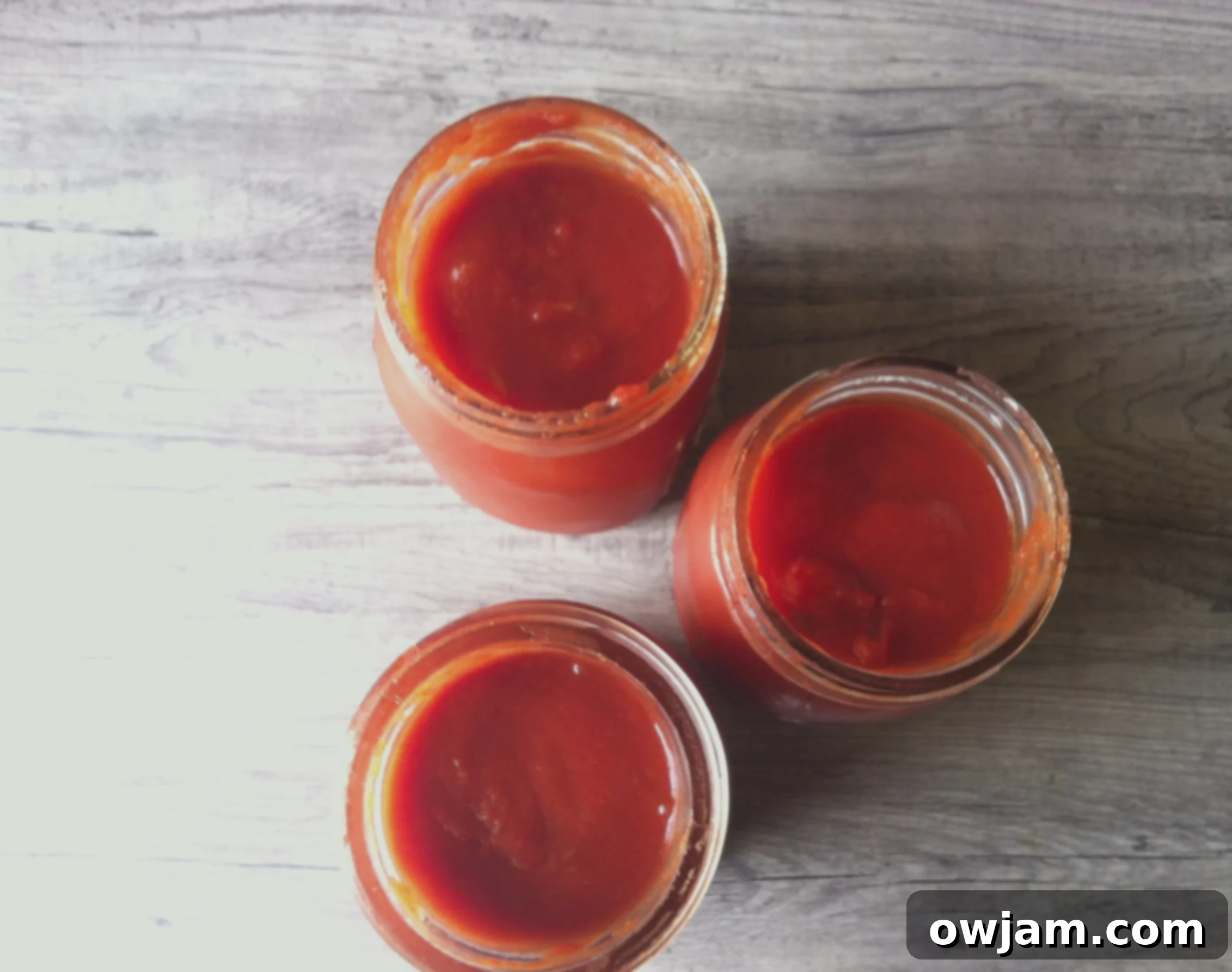 Close-up of a rich, red Crock Pot Marinara Sauce, showcasing its delicious texture.