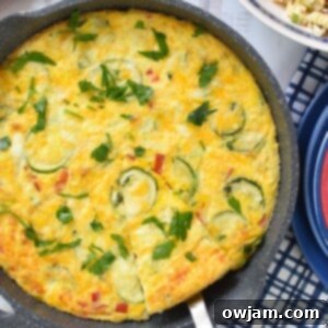 Savory Zucchini Frittata 13 Zucchini Frittata Recipe 1200 x 1200