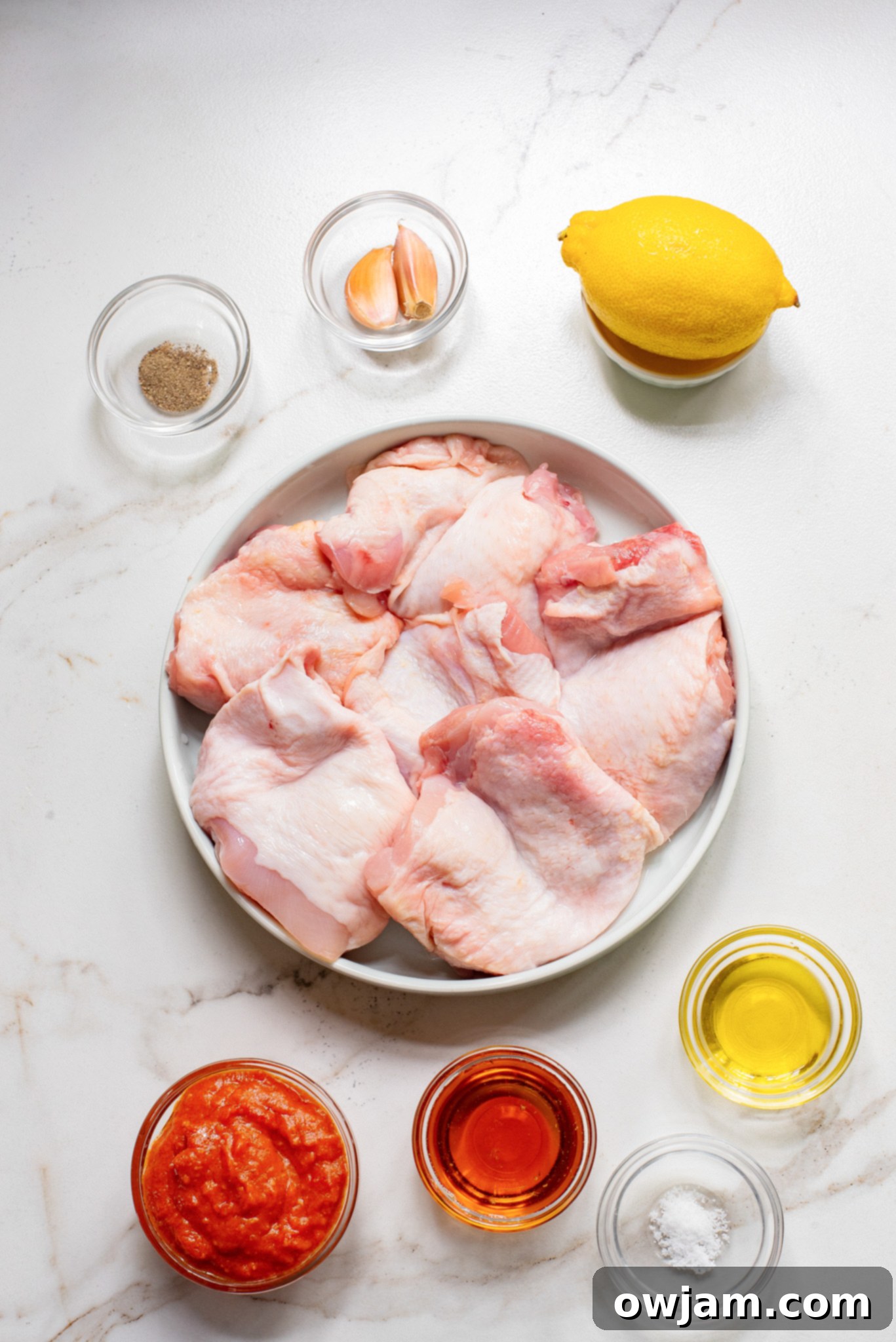 Spicy Harissa Chicken 4 Harissa Chicken Recipe ingredients.