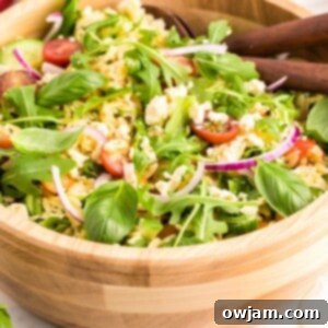 Arugula Orzo Salad - Recipe thumbnail