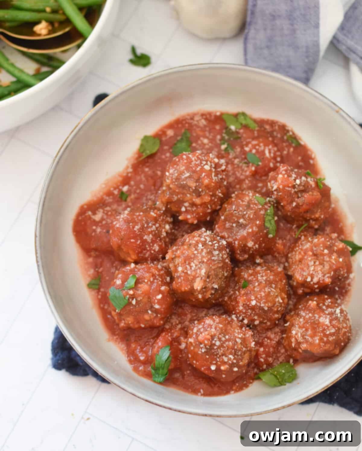 Homestyle Spiked Meatballs 10 Porcupine Meatballs with parsley