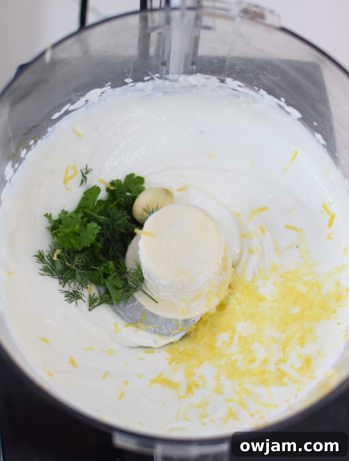 Velvety Cottage Cheese 10 Whipped Lemon Cottage Cheese with fresh dill and parsley