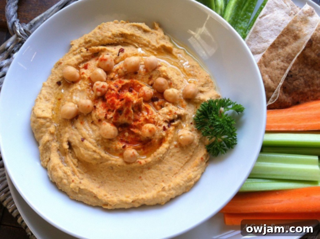 Spicy Hummus Stars in Our An Edible Mosaic Cookbook Review 3 Spicy Hummus with parsley