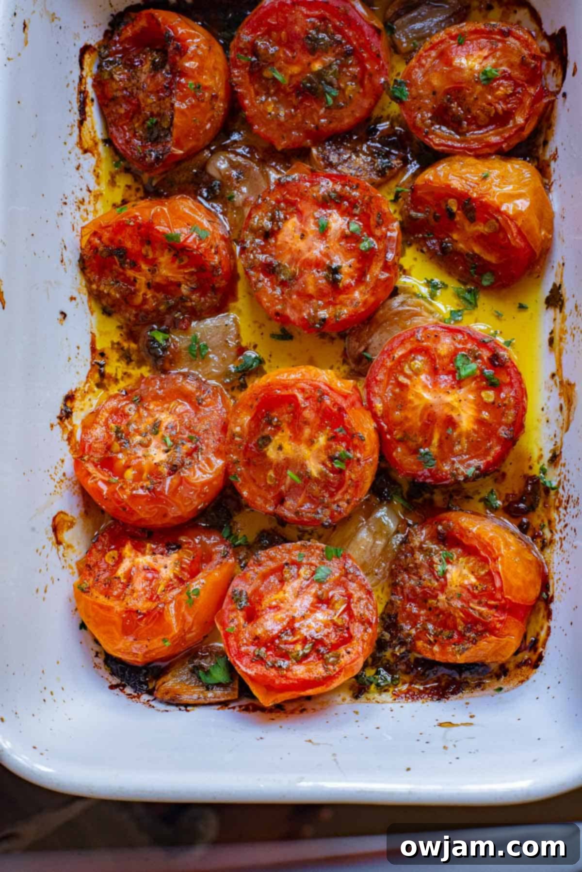Sweet Oven Roasted Tomatoes 7 Oven Roasted Tomatoes with herbs