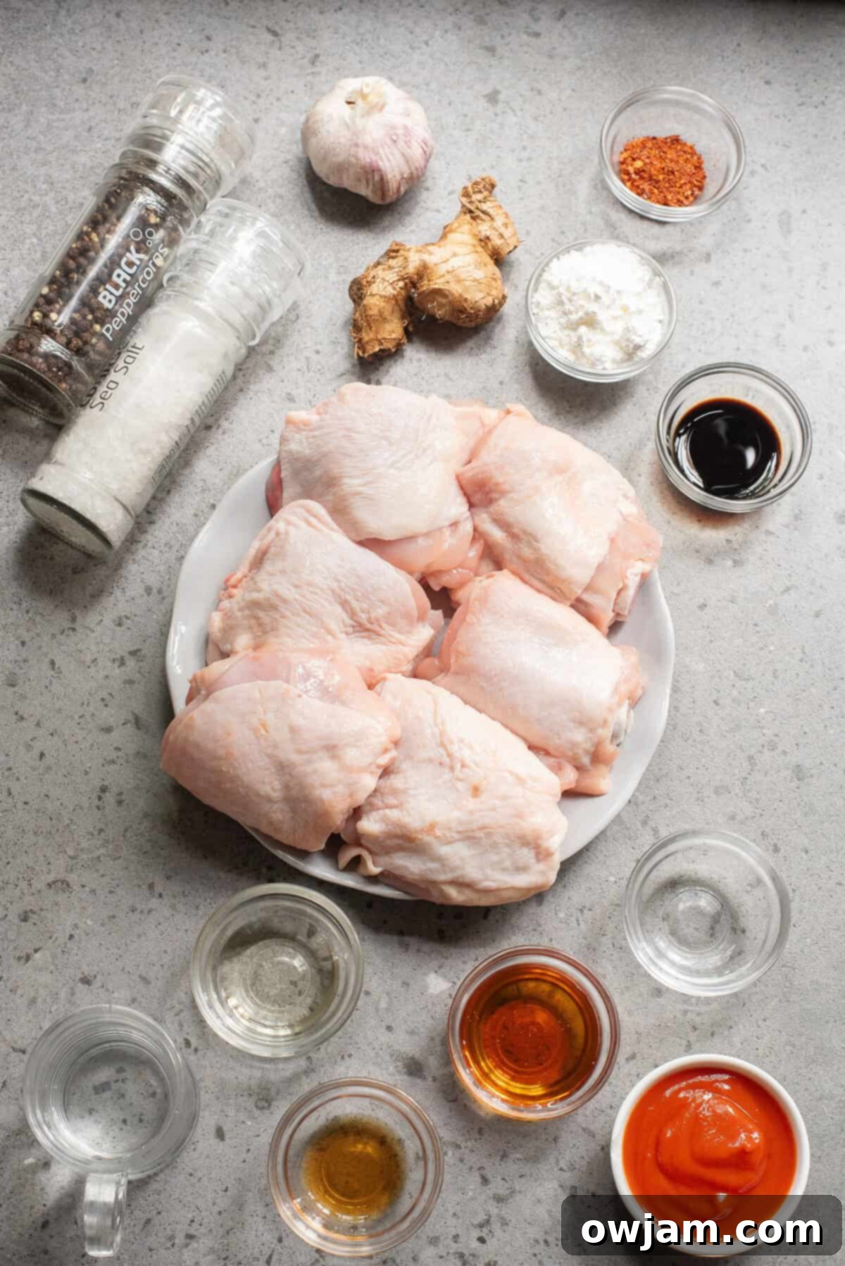Sticky Honey Ginger Chicken 4 Honey Ginger Chicken ingredients