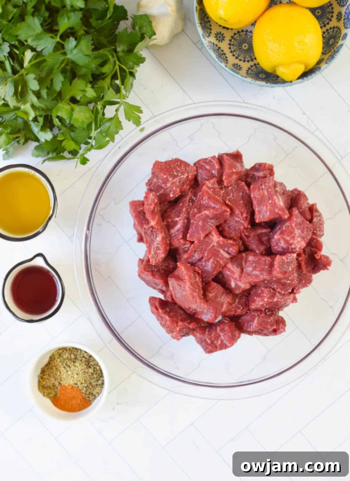 Authentic Greek Beef Souvlaki 4 Beef Souvlaki marinade ingredients
