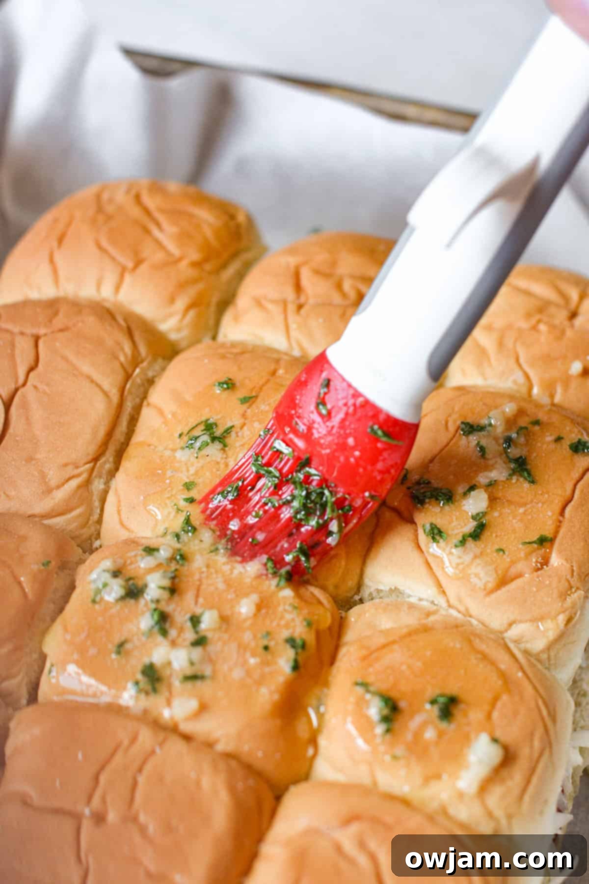 Speedy Chicken Parm Bites 12 Easy Chicken Parmesan Sliders garlic butter on rolls