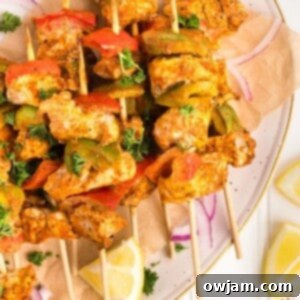 Flavorful Chicken Tikka Skewers 14 Chicken Tikka Kebabs 1200 x 1200