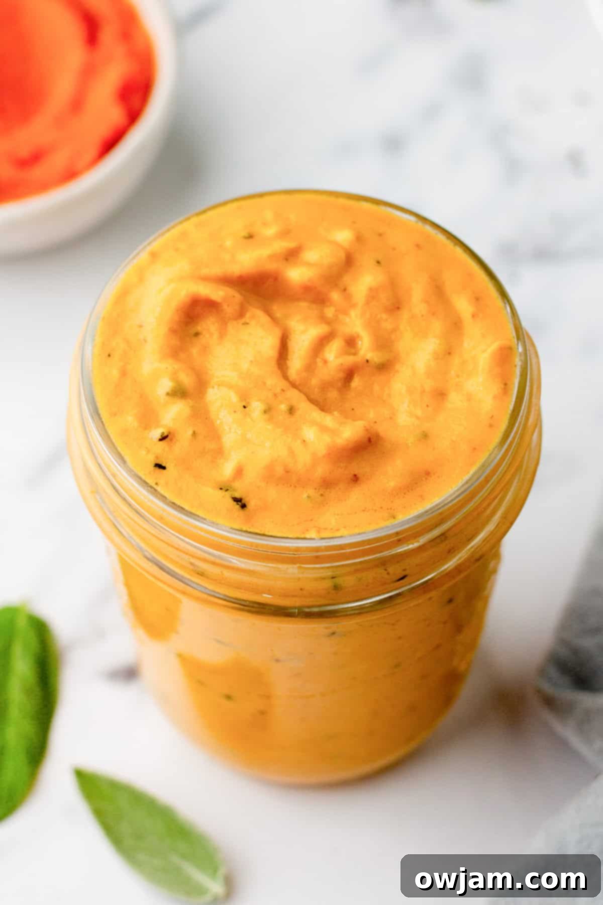 Velvety Pumpkin Pasta Sauce 11 Pumpkin Pasta Sauce in a jar