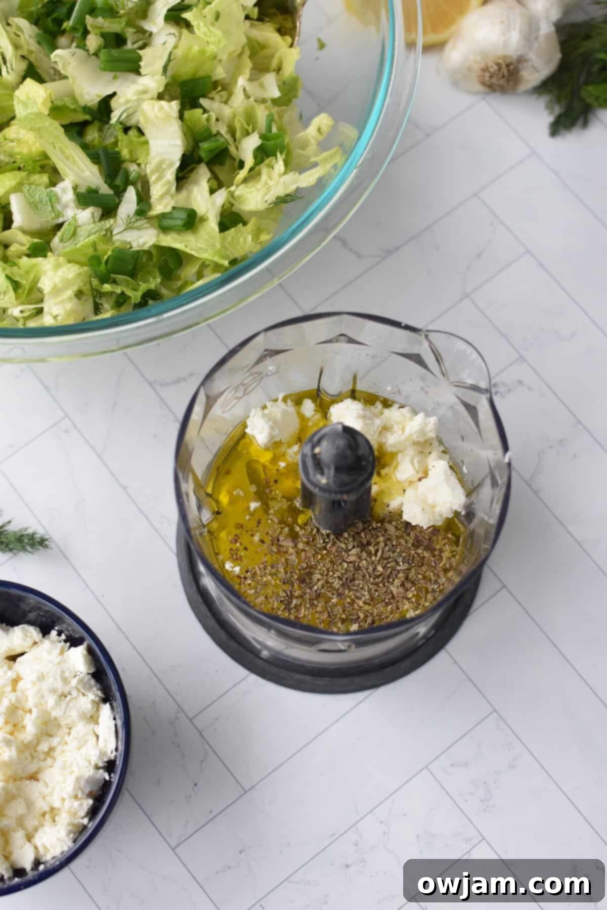 Maroulosalata Crisp Greek Lettuce Salad 7 Maroulosalata dressing ingredients